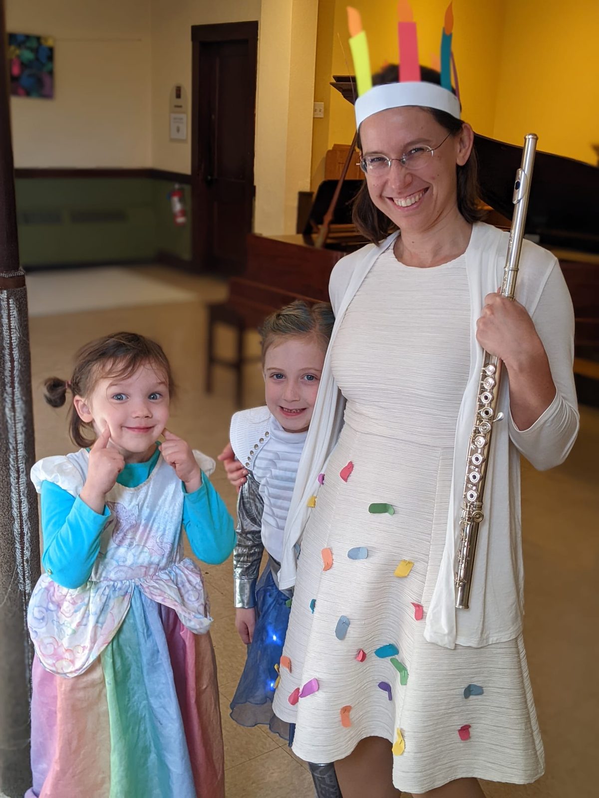 Community concert performance with my students