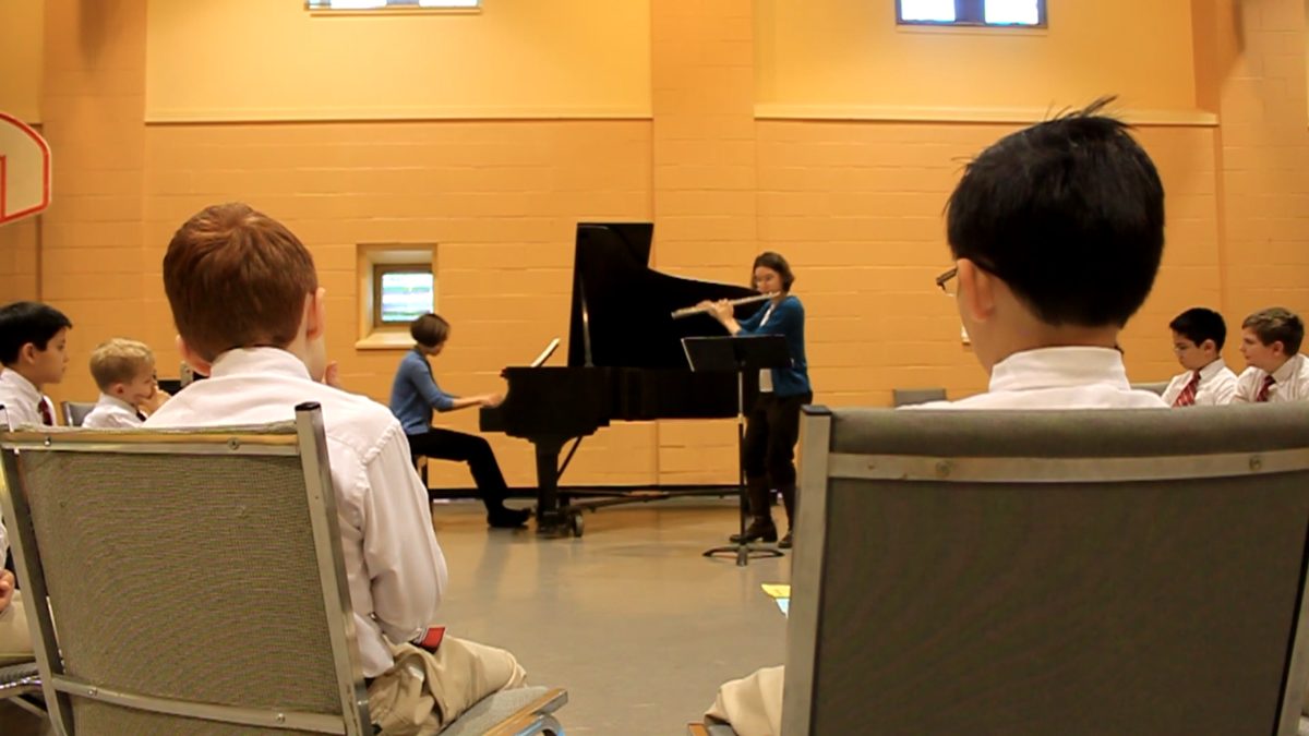 Marvento Duo flute and piano chamber music performance for children